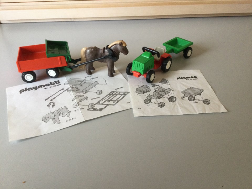 Playmobil, Ponyvogn og traktor,