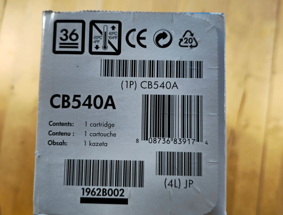 Lasertoner Hp CB540A