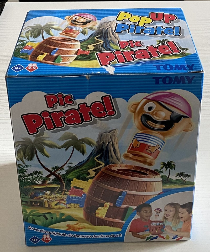 TOMY Pop up Pirat spil, huskespil