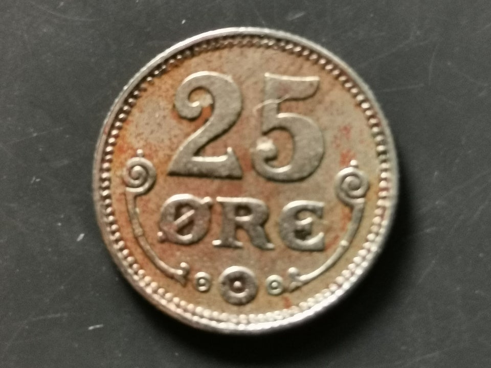 Danmark, mønter, 25 øre