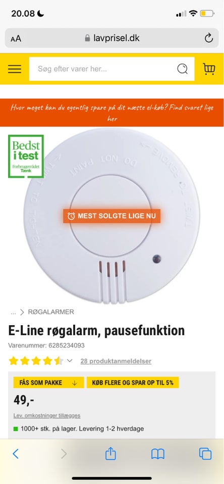 Røgalarm E-Line