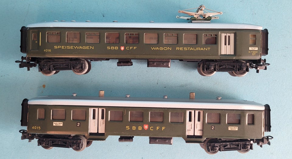 Modeltog, Märklin H0 SBB vogne 4015