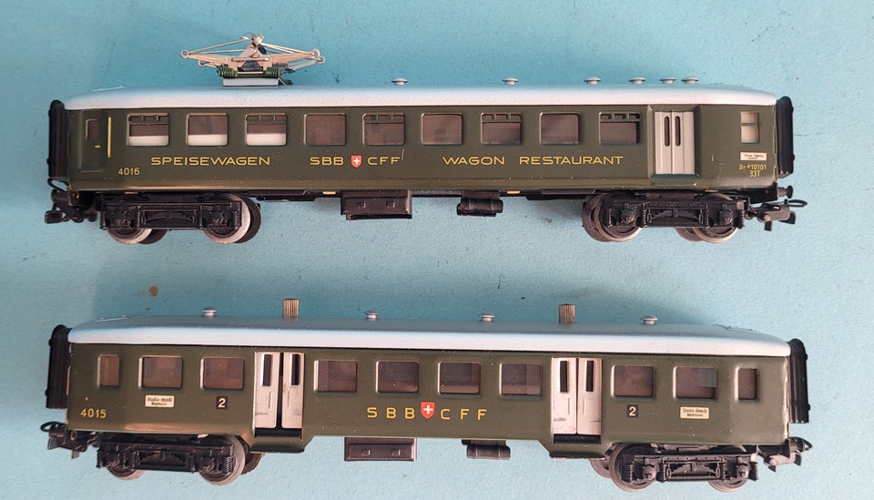 Modeltog, Märklin H0 SBB vogne 4015