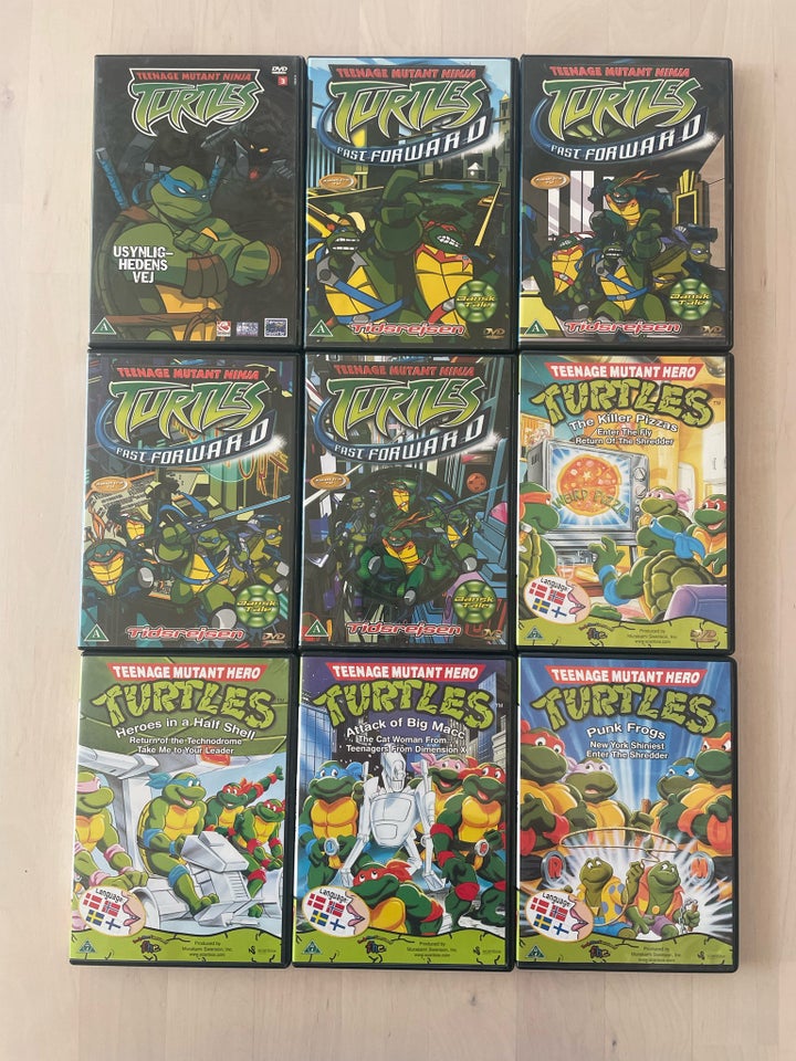 Teenage Mutant Ninja Turtles dvd