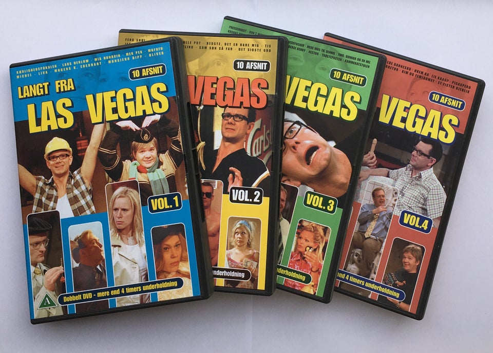 Langt fra Las Vegas (vol. 1-4), DVD,