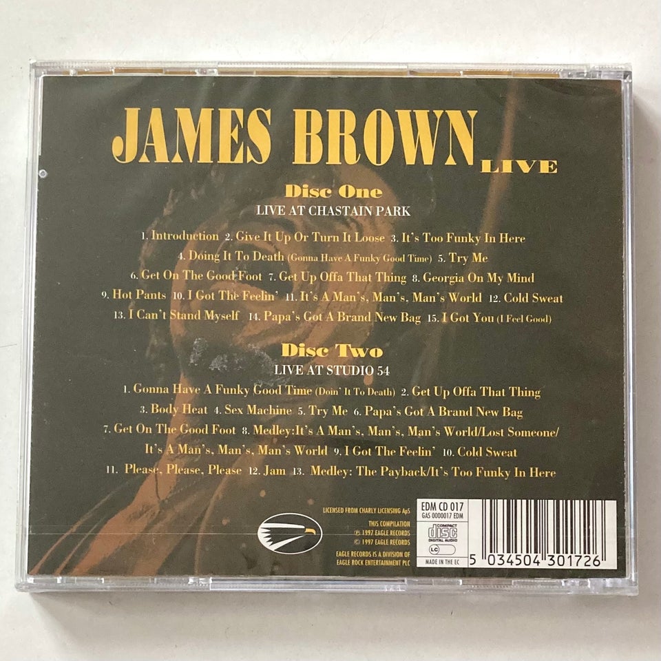 James Brown: The Masters Live -2 CD