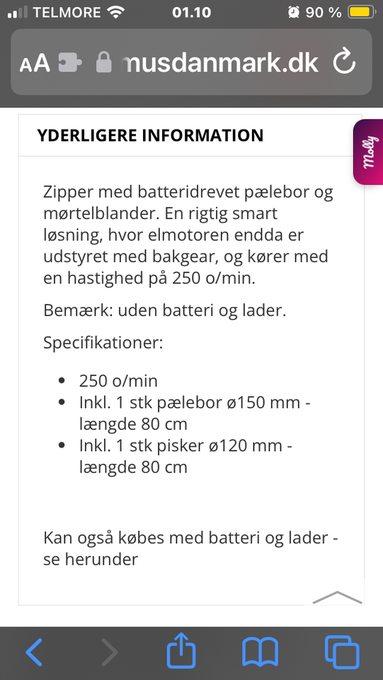 Jordbor, Zipper