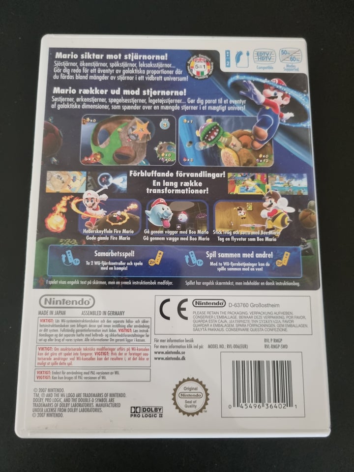 Super mario galaxy Nintendo Wii