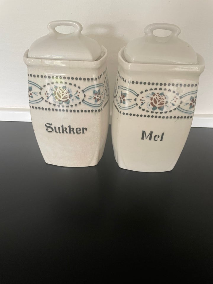 Køkken krukker Porcelæn  1920 år