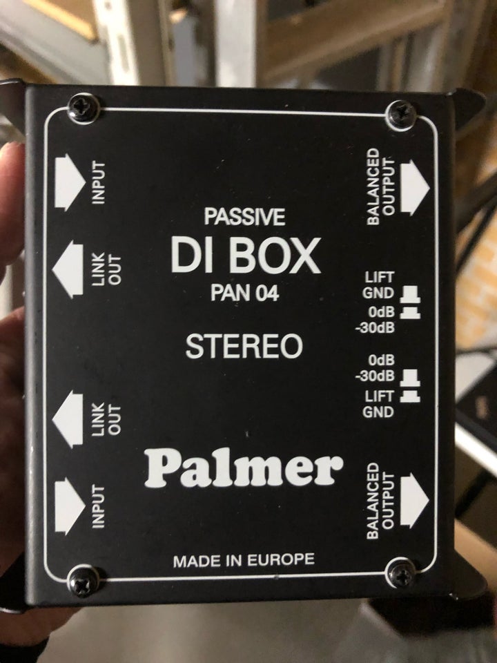 Passive DI Box, Palmer Pan04