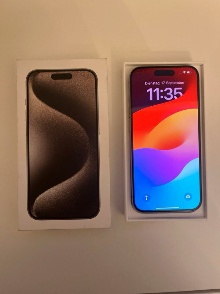 iPhone 15 Pro, 128 GB, Perfekt