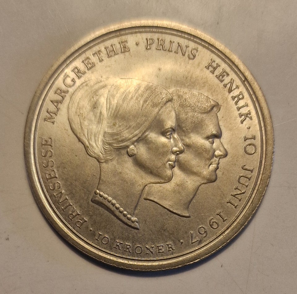 Danmark, mønter, 10 kr