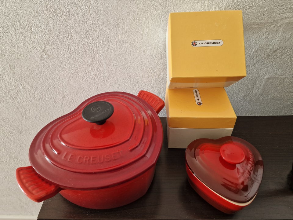 Le Creuset Hjertegryde og skåle, Le