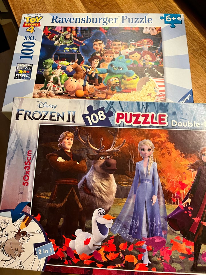 Frozen / Toy Story, puslespil