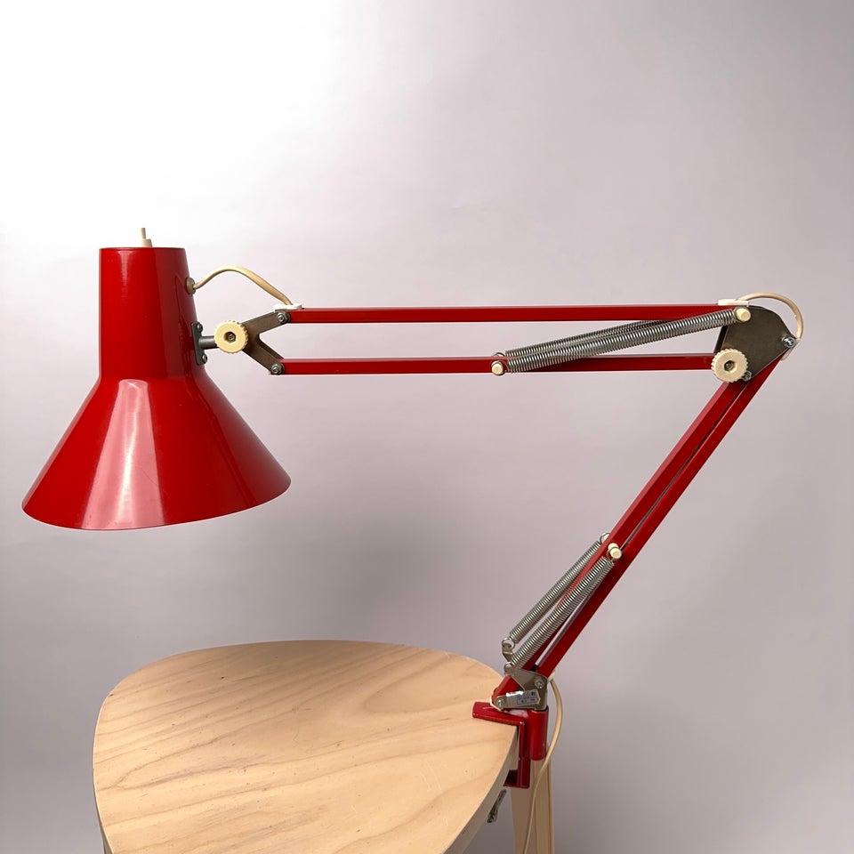 Arbejdslampe Retro rød