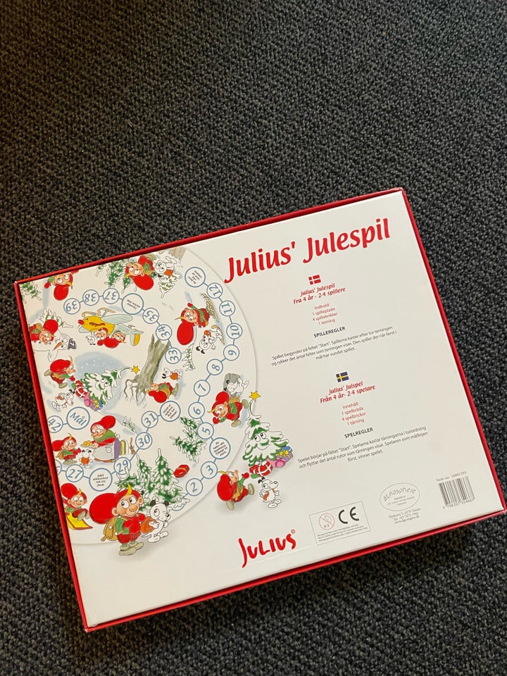 Julius julespil, brætspil