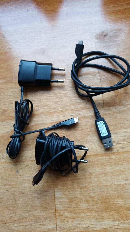 Android kabel og 2 ladere, Perfekt