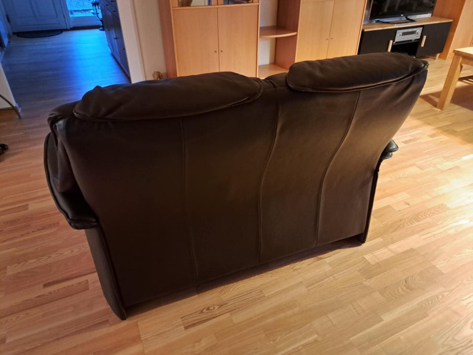 Sofa, læder, 2 pers.