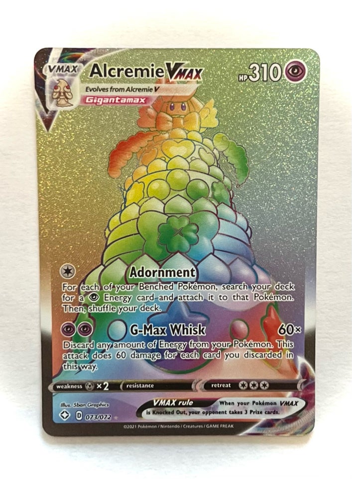 Samlekort, Alcremie vmax rainbow