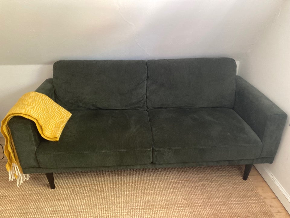 Sofa, fløjl, 3 pers.