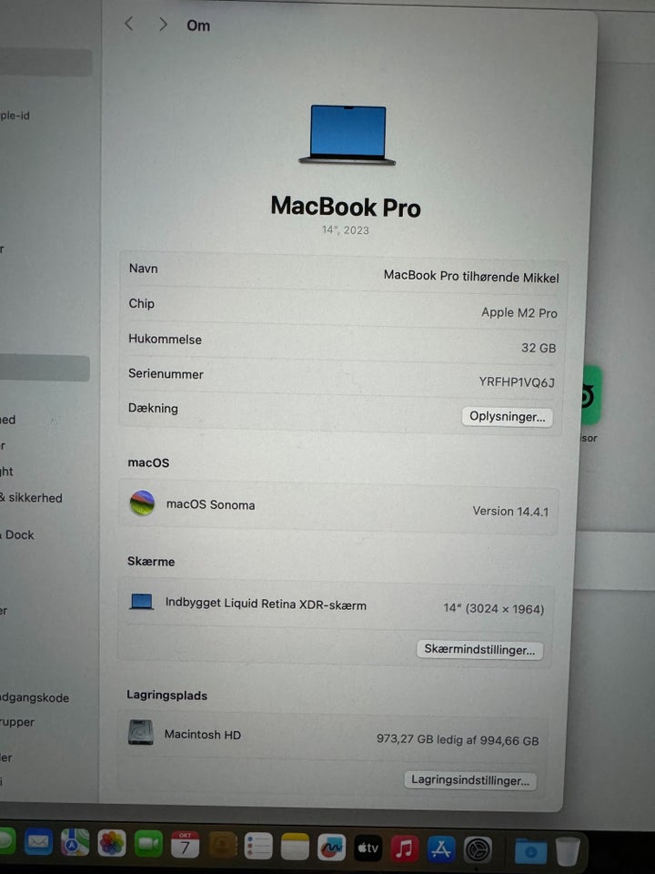 Macbook Pro M2 Pro - 32gb /...