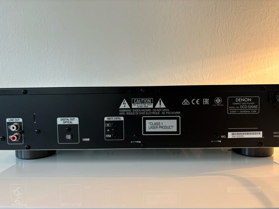 CD afspiller, Denon, DCD 520AE