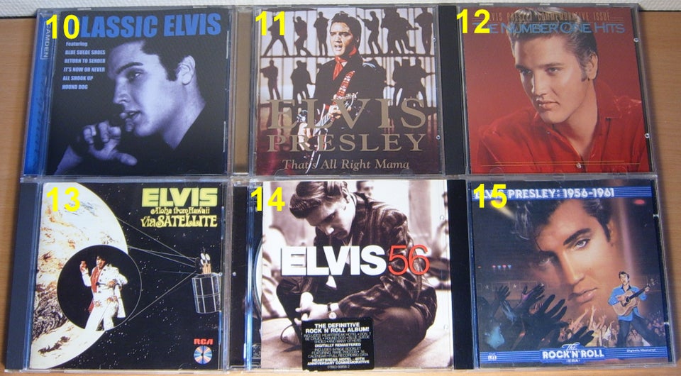 Elvis Presley: 23 Titler (CD'er og