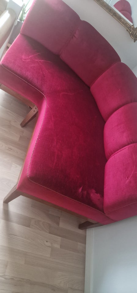 Sofa velour 3 pers