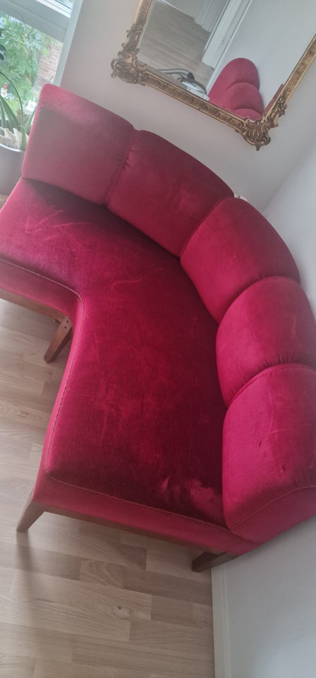 Sofa velour 3 pers