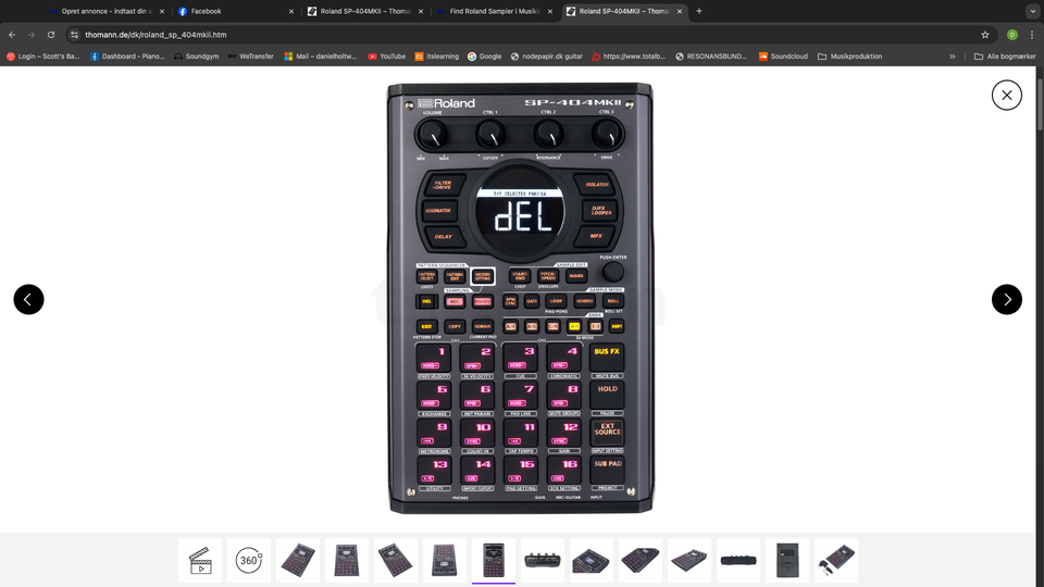 Roland Sp-404mk2 sampler, Roland