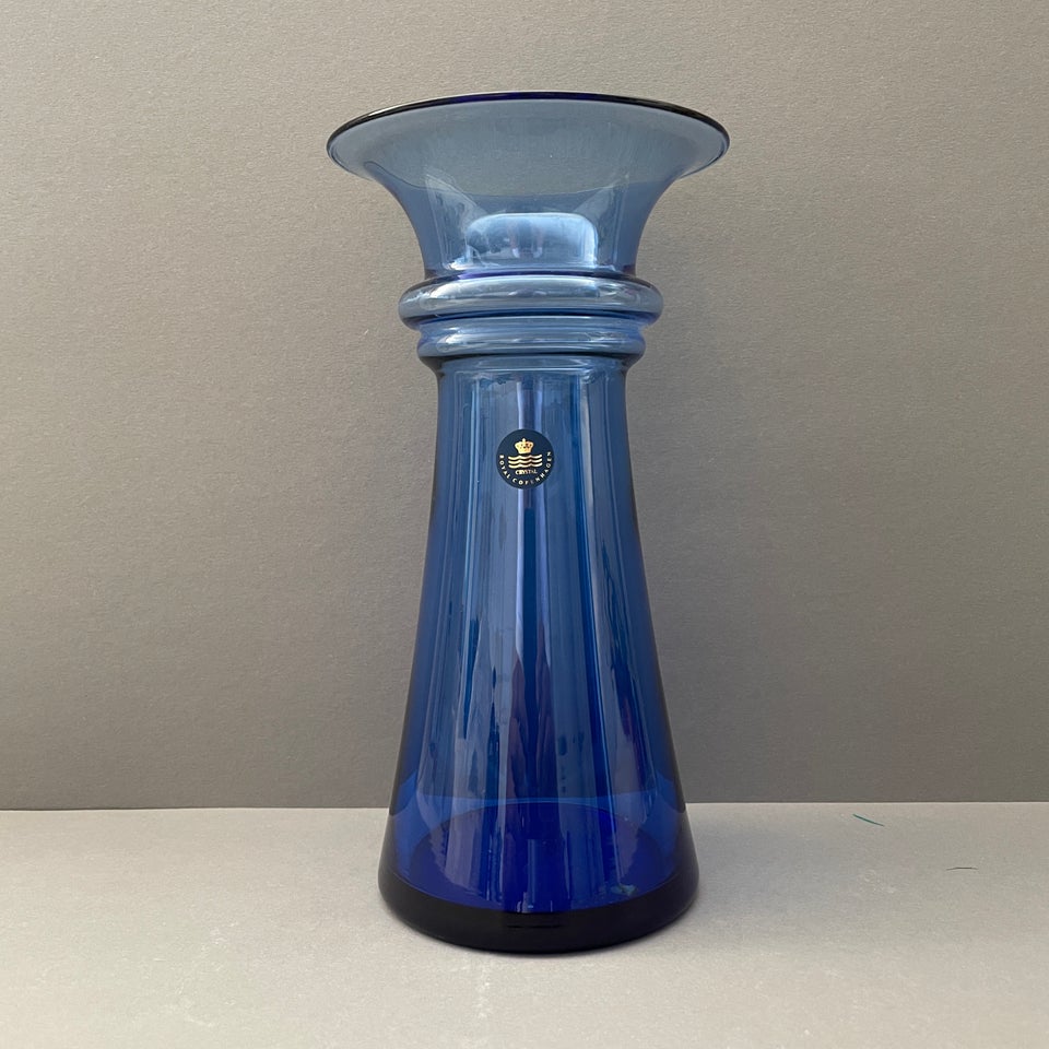 Glas, Vase - Blå Harmony, 21,5 cm