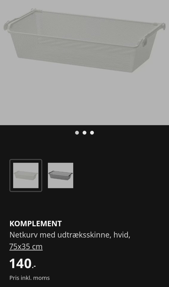 Netkurve Ikea - Komplement