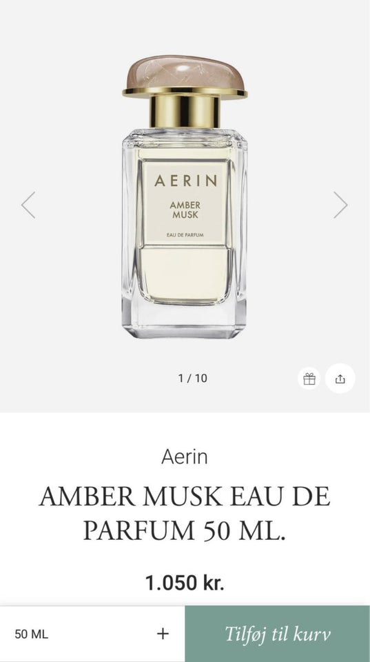 Eau de parfum, Aerin Amber Musk ,