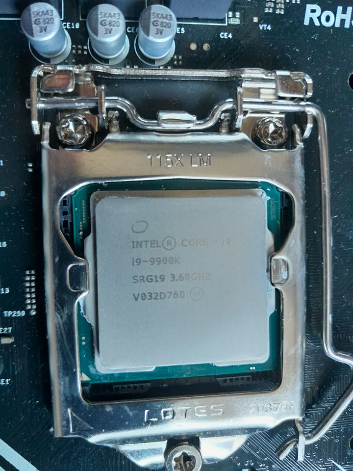 CPU + MB, Intel, I9 9900K