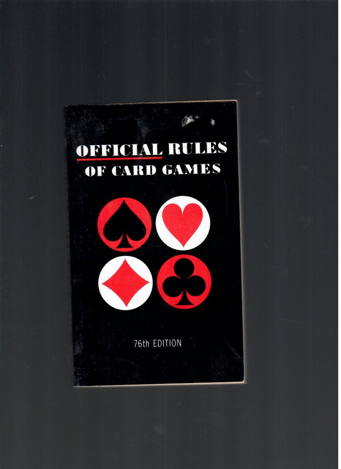 Official rules of card games (på