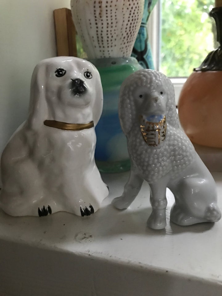 Porcelæn Hunde Ved ikke