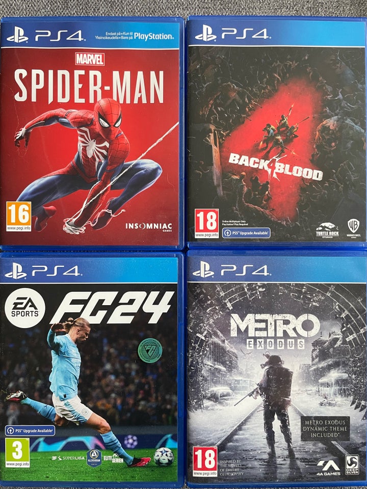 Ps4 spil, PS4, anden genre