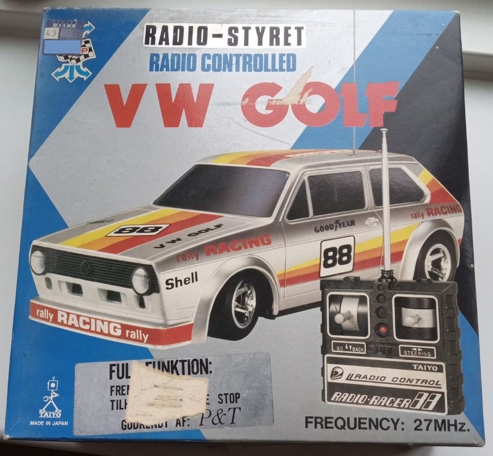 Legetøj, Radio - Styret V W GOLF