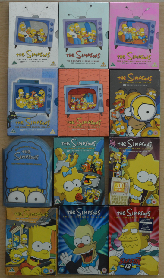 The Simpsons season 1-12 DVD