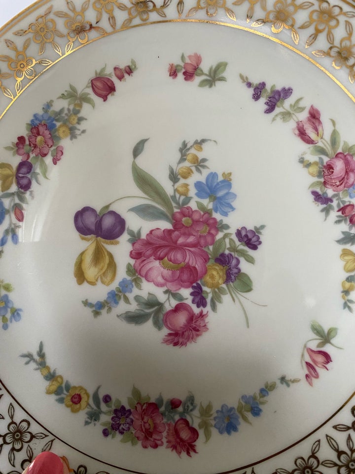 Porcelæn Tallerken  Elfenbein