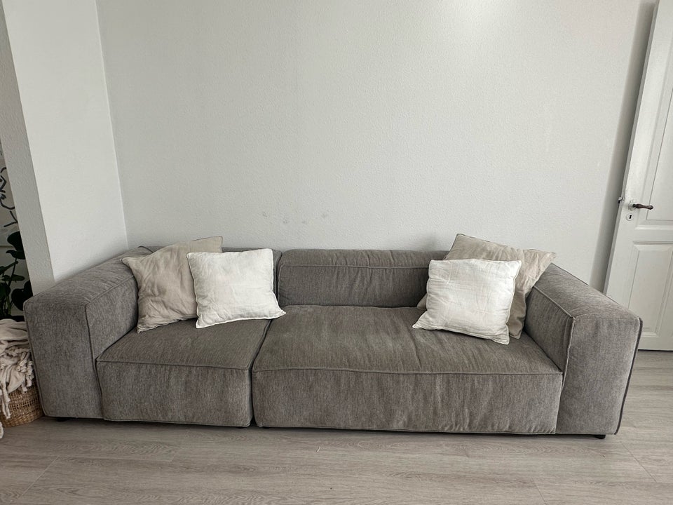 Sofa, polyester, 4 pers.