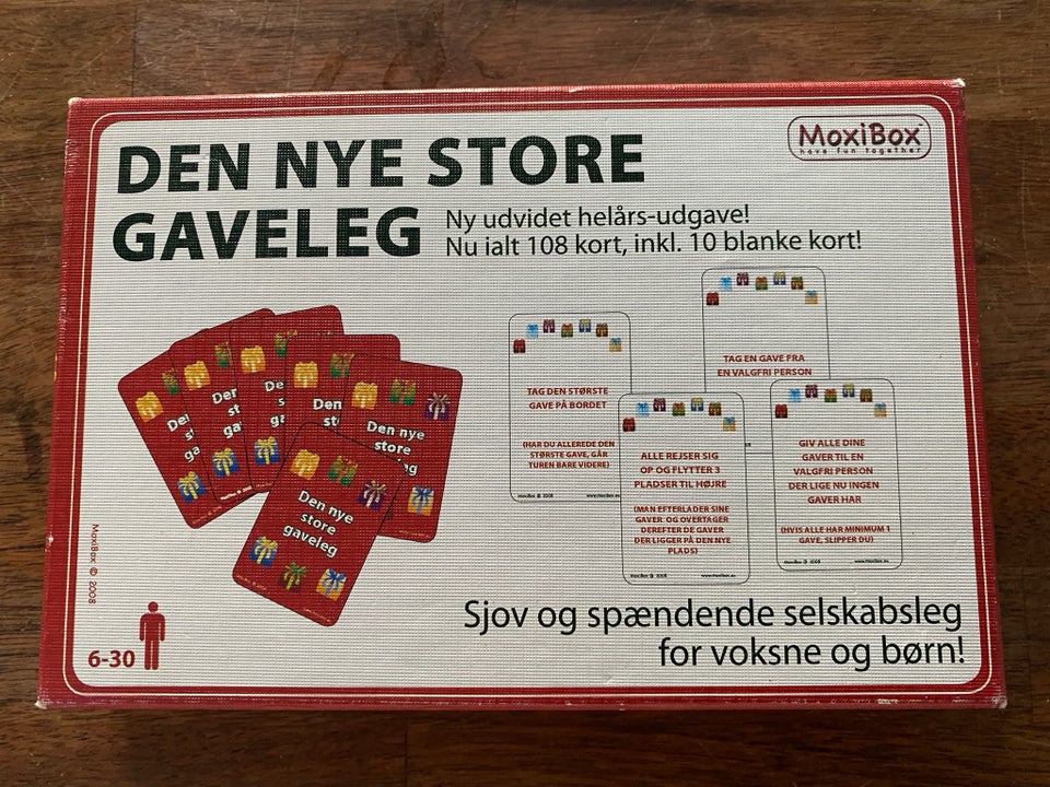 Den nye store gaveleg, Gaveleg for