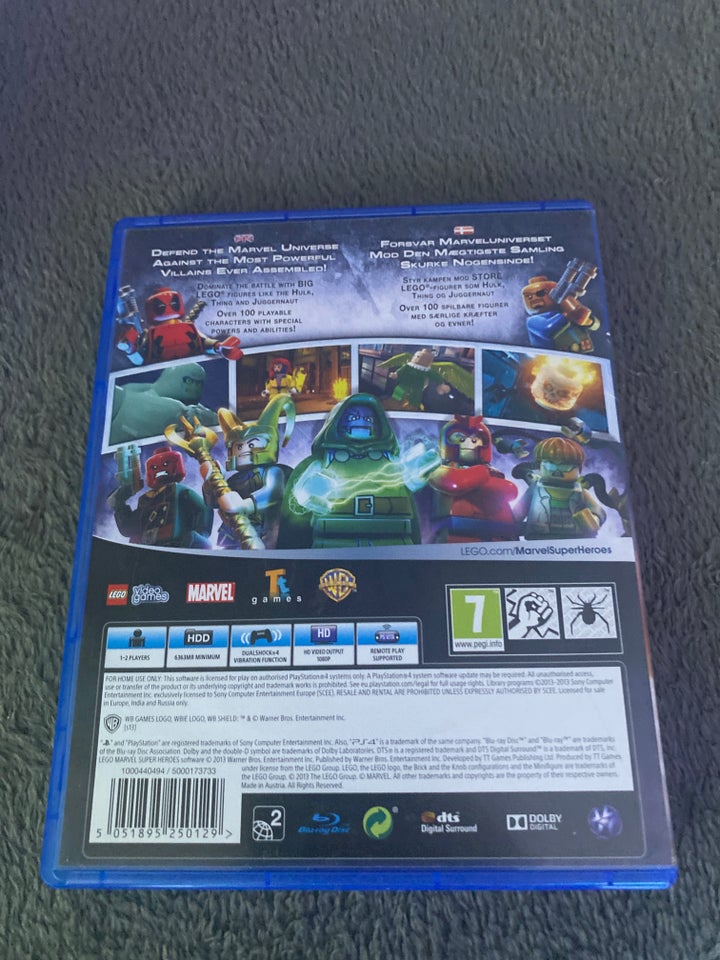 Lego Marvel ps4 spil, PS4,