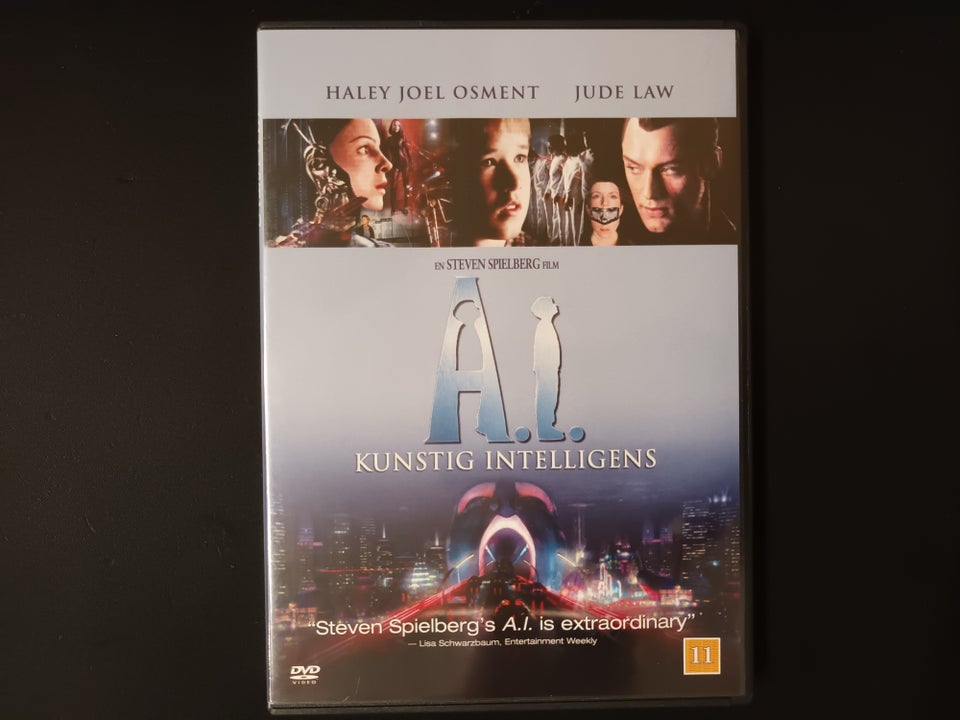 A.i. Kunstig intelligens, DVD,