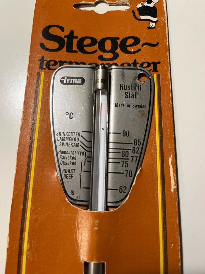 Stegetermometer, Irma