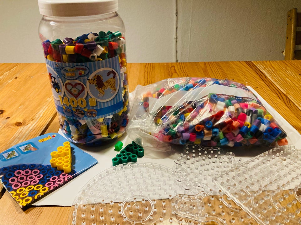 Perler/plader, Hama Maxi Beads, ca