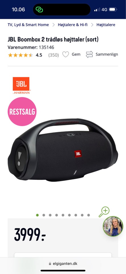 Højttaler JBL Boombox 2