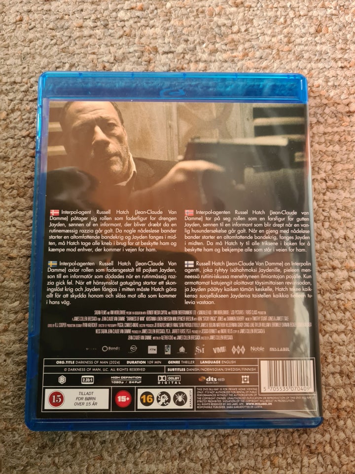 Darkness of man, Blu-ray, action