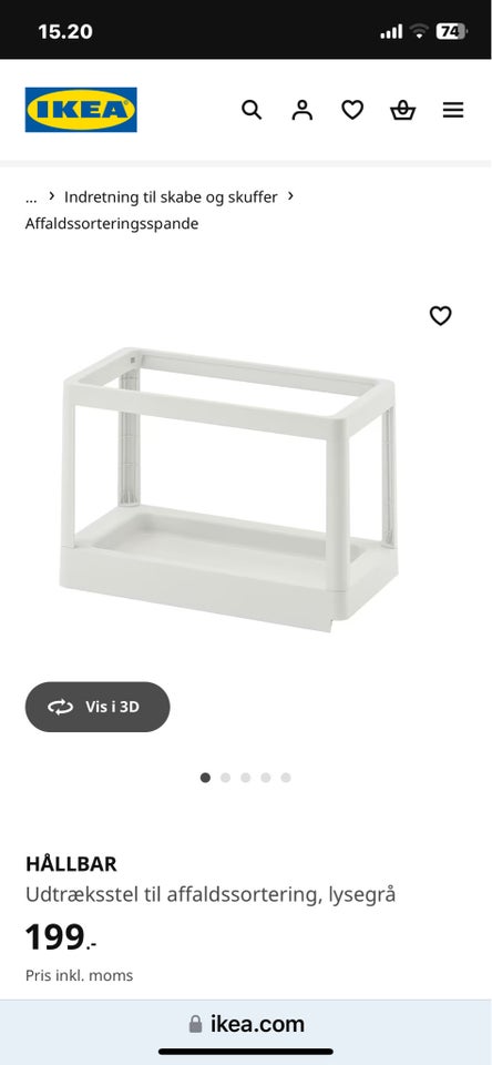 Affaldsstativ, Ikea Hållbar