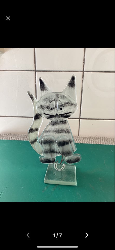 Glas vippe kat Ukendt